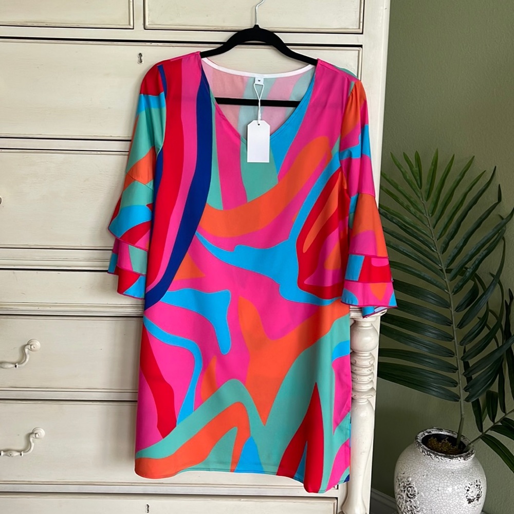 Vibrant Multicolor Women's Dress
